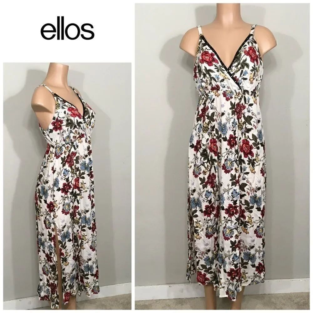 Ellos summer split side dress. NWOT